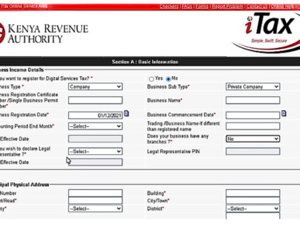 KRA Pin Registration Individual - Biznest Consultants