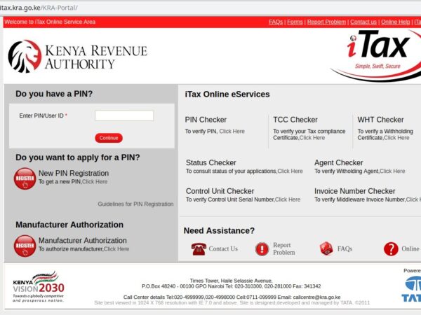 KRA Pin Registration Non Individual - BizNest Consultants