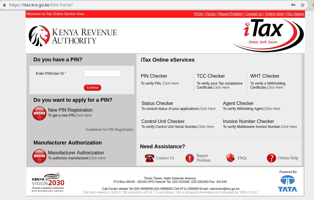 KRA PIN Registration (Non-Individual) - BizNest Consultants